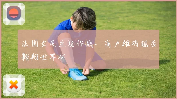 法国女足主场作战,高卢雄鸡能否翱翔世界杯