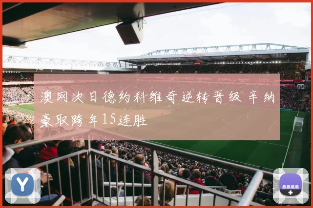 澳网次日德约科维奇逆转晋级 辛纳豪取跨年15连胜